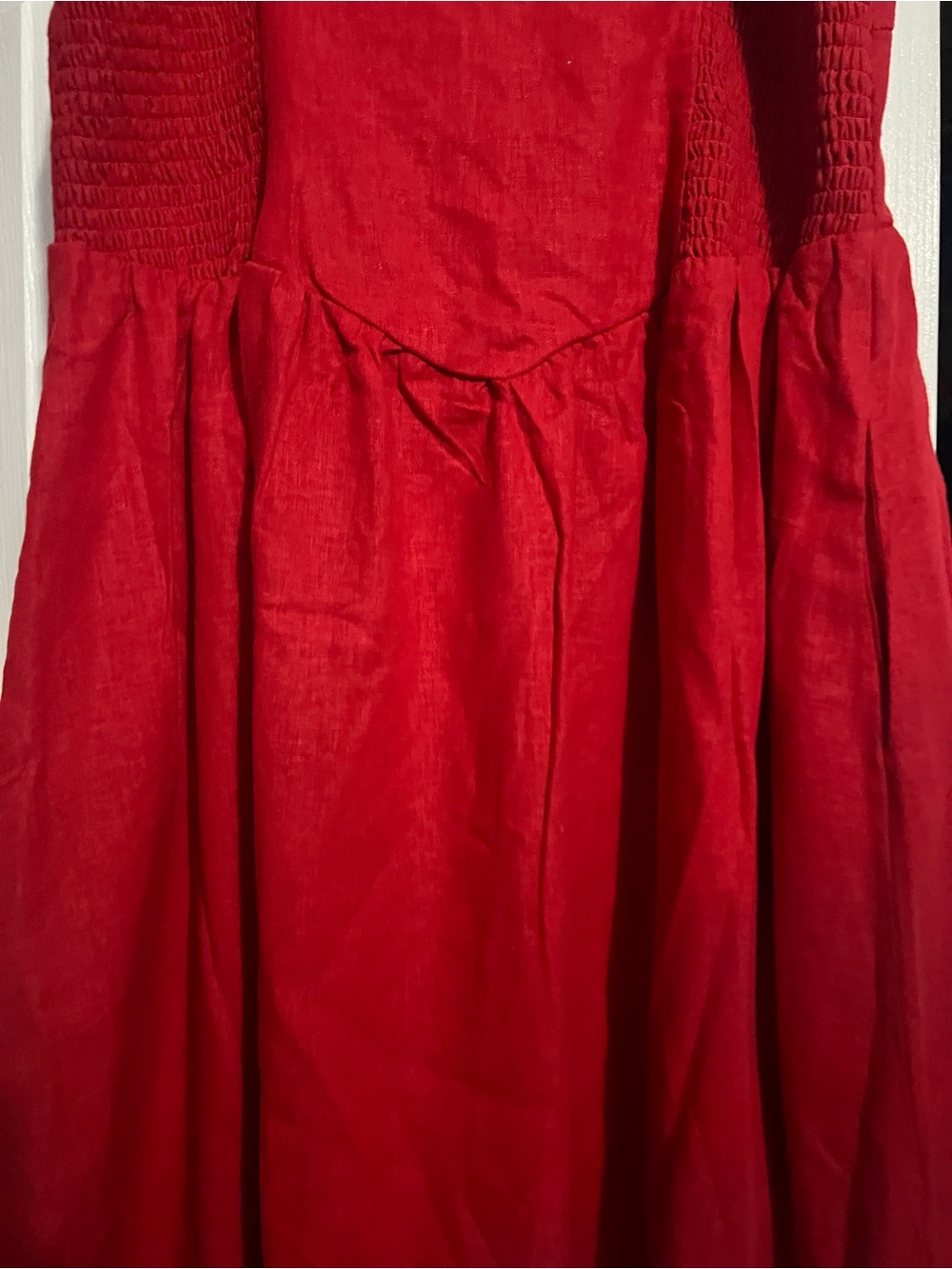 Christian Lacroix Red Spaghetti Strap Maxi Dress - Picture 10 of 12